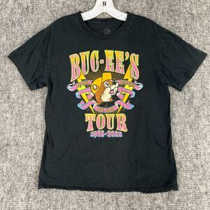 Buc-Ees‎ Mens Tour 2022 T- Shirt Medium Rest Stop Travel Souvenir Beaver Tour